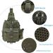 YVLEEN Fishing Tackle Backpack with Rod Holder | Water-Resistant Fishing Gear Bag for Men | Army Green | Standard Size 11.8x8.6x4.3inch - Buy Online on GoSupps.com