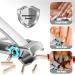 Nail Clippers Nail Clippers with Nail File for Thick Nails Sharp Curved Blade Fingernail Clippers Heavy Duty Nail Cutter Trimmer for Seniors - Buy Online on GoSupps.com