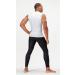 DEVOPS Sleeveless Men's Athletic Compression Shirts Large 3 Pack - White (Gray Trim) - Size 0 - Buy Online on GoSupps.com