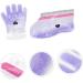 Housoutil 2 Pairs Wax Gloves Spa Foot Mask Purple Pe Bag - Buy Online on GoSupps.com