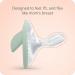 NUK Simply Natural Pacifier 0-6M 2-Pack - Green & White - Buy Online on GoSupps.com