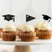 GYORI Graduation Hat Cupcake Toppers - Set of 10 Decorative Cake Toppers with Toothpicks for Birthday and Graduation Parties 10 Pcs - Buy Online on GoSupps.com