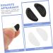 Gleavi 100 Pairs Silicone Nose Pads for Glasses - Cushions & Protection Accessories - Black & White Pebble Gel Pads (1.6x0.1cm) - International Shipping Available - Buy Online on GoSupps.com