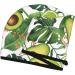 Super Absorbent Watercolor Green Tropical Microfiber Hair Towel Wrap - Quick Dry Coral Velvet for All Hair Types - Buy Online on GoSupps.com