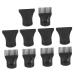 HAPINARY 10pcs Hair Styling Tips Blow Dryer Diffuser Attachment Hair Dryer Attachment High Power Nylon Nozzle