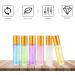 Tianzd 10ml Blue Glass Roller Bottles - 6 Pack with Gold Caps | Ideal for Essential Oils & Roll-On Applications | Includes Funnel Opener - Buy Online on GoSupps.com