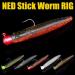Ned Rig Kit 35-Piece 2.75'' Finesse Baits Soft Plastic Worms Fishing Lure for Bass Swimbait Minnow Crawfish Shroom Ned Jig Head Kit #01 - Buy Online on GoSupps.com