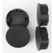 9-Piece Black Dust Protection Cover Set for Schuko Sockets | Splash Protection Design for Hotels & Companies - Buy Online on GoSupps.com