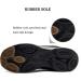 UPSOLO Men's Winter Snow Boots - Water Resistant, Anti-Slip, Fully Fur Lined - Lightweight Hiking Shoes - Size 8.5 Black - Buy Online on GoSupps.com