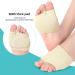 ZEPOHCK Metatarsal Pad - Gel Silicon Forefoot Pads for Foot Pain Relief - Ball of Foot Cushions for Women and Men - Beige L(9 x 7cm) - Buy Online on GoSupps.com