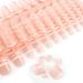 LIARTY Full Cover French Toenails Kit, 280 Natural Toe Nails 14 Different Size with Adhesive Tabs Nail File, Cuticle Stick Natural French 280pcs