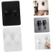 Cabilock 24-Piece Wall-Mounted Razor Holder - Waterproof Hooks & ABS Glue - Black & White Bath Organization - Buy Online on GoSupps.com