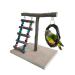 Vogel-Papagies-playing players made of wood bird playground parrots playground Bird Playground bird playground with ladder and swing bird playground for parrots budgerigars sitting finch