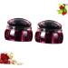 FOMIYES 2 Set manicure tool belt Tricolor nail stamping plate with cover nail art tool printing Nail set seal nail art stamp die mold nail polish nail Manicure tools tool nail stamper 3*3*2cm Red - Buy Online on GoSupps.com