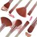 22-Piece Professional Makeup Brush Set - Kabuki Blending Eye Shadow & Blush | International Shipping Available - Buy Online on GoSupps.com