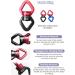 JYHHCYS 5D Home Suspension Training Kit - Anti-Gravity Dance Cord & Resistance Bands for Weight Support up to 100kg | Fitness Training Equipment - Buy Online on GoSupps.com