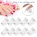 10pcs Nail Tips Clips for Poly Gel - Quick Building Form Clips & Accessories for DIY Manicure - Buy Online on GoSupps.com