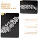 Didiseaon Silver Barrettes Comb Bridal Hair Clip Bride Hair Clip Pearl Hair Accessories Wedding Headpiece for Bride Silver Hair Clips Wedding Hair Accessory Bridesmaid Headgear Alloy - Buy Online on GoSupps.com
