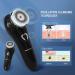 TOUCHBeauty Men's Facial Brush Set | Waterproof Face Scrubber Exfoliator Device | Black TB-1487M-05 with 6 Replacement Heads - Buy Online on GoSupps.com