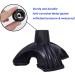 BRMDT Quad Walking Cane Rubber Tips Replacement Fit on 3/4" Sticks Non-Slip Self-Standing Cane tip Quadruple Stable Feet Pad for Walking Sticks - Buy Online on GoSupps.com