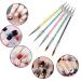 iFwevs Nail Art Brushes 5pcs Double Ended Kit - Nail Liner Brush and Dotting Tool Set - Buy Online on GoSupps.com
