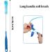 Hydration Bladder Cleaning Kit - 2 Pack 8-in-1 Brush Set for Water Bladder Maintenance - Flexible Brushes, Drying Collapsible Design - Blue - Buy Online on GoSupps.com