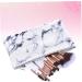 Baluue 12pcs Powder Marble Bristles Nylon Kit Brush Handle Makeup Cosmetics Synthetic - Buy Online on GoSupps.com