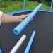 35 Trampoline Pole Foam Sleeves - 6pcs Protective Foam Noodle Cover for Enclosure Poles | Replacement Trampoline Padding with Free Scissors - 35inch Blue - Buy Online on GoSupps.com