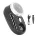 EVTSCAN Mini Electric Mini Beard Trimmer for Men Rechargeable USB Portable Pocket Beard Trimmer Face Mustache Stubble Body Grooming Black for Travel