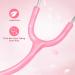 SCIAN Dual Head Stethoscope - Pearlescent Pink for Nurses & Adults | Classic Stainless Steel Medical Kit with Free Accessories & Case - Buy Online on GoSupps.com