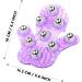 JAYIOLA 4x Massage Gloves with 9 Rotating Balls - Ultimate Face Neck Back & Foot Massage Tool for Relaxation - Buy Online on GoSupps.com