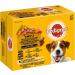 Pedigree Multipack Adult Poultry Selection (4 Varieties in Sauce) - 3x12x100g Chicken Turkey Duck - 3.6kg | International Shipping - Buy Online on GoSupps.com