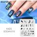 Alexnailart Ocean Mermaid Shell Nail Stamping Plates - DIY Nail Design Templates & Transfer Tools - Perfect for Manicure - Buy Online on GoSupps.com