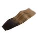 HOTBANANA 14 Ombre Brown to Dirty Blonde Wire Hair Extensions - 75g Remy Human Hair - Buy Online on GoSupps.com
