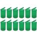 Multi-Use Airtight Empty Pill Bottles with Hinged Lids 30 Dram Plastic Bottle Organizer for Supplements Vitamins & Medicines 12 Pack (Green Translucent)
