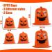 STEFORD Halloween Pumpkin Leaf Lawn Bags - Set of 6 | Jack O Lantern Yard Fall Leaf Trash Bags | Halloween Decorations & Party Favors - Buy Online on GoSupps.com