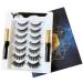 MOLAMOYA Magnetic Liquid Eyeliner Magnet Lashes Set - 7 Pairs with Tweezers | Easy to Wear - Buy Online on GoSupps.com