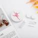 Ballet Dancing Contact Lens Case - Portable Round Storage Box with Mirror for Travel & Daily Use - Buy Online on GoSupps.com