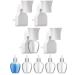Sratte 4 pieces plug in diffusor wallflower fragrance oil plug in diffuser 6 pieces of empty bottles to spread fragrance essential oils at home bathroom air freshness without diffuser