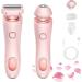 Modira Shaver Modira Mermaid Shaver Waterproof Electric Razor for Women 2 in 1 Electric Shaver Razors for Wome (Pink)