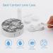 Gray Camouflage Cute Contact Lens Case | Portable Round Travel Kit with Mirror for Daily Outdoor Use - Shop Now - Buy Online on GoSupps.com