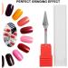 Tungsten Steel Nail Art Manicure Drill Bits - Red Electric Pedicure Grinding Head - Buy Online on GoSupps.com
