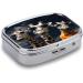 Decorative Pill Box - Three Giraffes Wearing Sunglasses | 2 Compartment Portable Medicine Organizer for Pocket & Purse - Buy Online on GoSupps.com