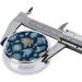Manatee Round Pill Box - 3 Compartment Portable Travel Organizer for Vitamins & Medicine - Buy Online on GoSupps.com