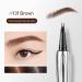 Cooklesa Eyebrow Long-Lasting Natural 3D Waterproof Microblading Eyebrow Pencil Cooklesa Upgraded Natural Waterproof Eyebrow Pen with Microfine Tip (Brown-2pcs) - Buy Online on GoSupps.com