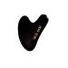 Skin Gym Sculpty Heart Gua Sha Face Massager for Under Eye Bags, Puffy Eyes and Fine Lines Anti-Aging Face Lift Skin Care Beauty Tool Black