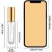 Perfume Atomizer for Men & Women. Refillable Glass Spray Bottle. Portable Fragrance Bottle for Travel Party 30ML/Gold  - Buy Online on GoSupps.com