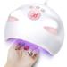 60W LED UV Nail Lamp for Gel Nail Polish with 3 Timers (30/60/99s) Auto-Sensing Digital Display Fast Nail Dryer Curing Lamp for Nail Art UV Lamp for Nails with USB Power Cable (Plug not included)