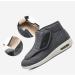 Winter Men's Diabetic Slippers | Warm Plush Fleece Shoes for Diabetic Feet | Wide Fit for Edema & Arthritis | Size 11, Black - Buy Online on GoSupps.com