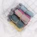 Baby Triangular Scarf Children's Muslin Neckerchief with Hair Ball Bandana in Light Blue - Buy Online on GoSupps.com